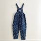 OshKosh Denim Floral Bubble Overalls - Yellow Clover Vintage Kids Clothes