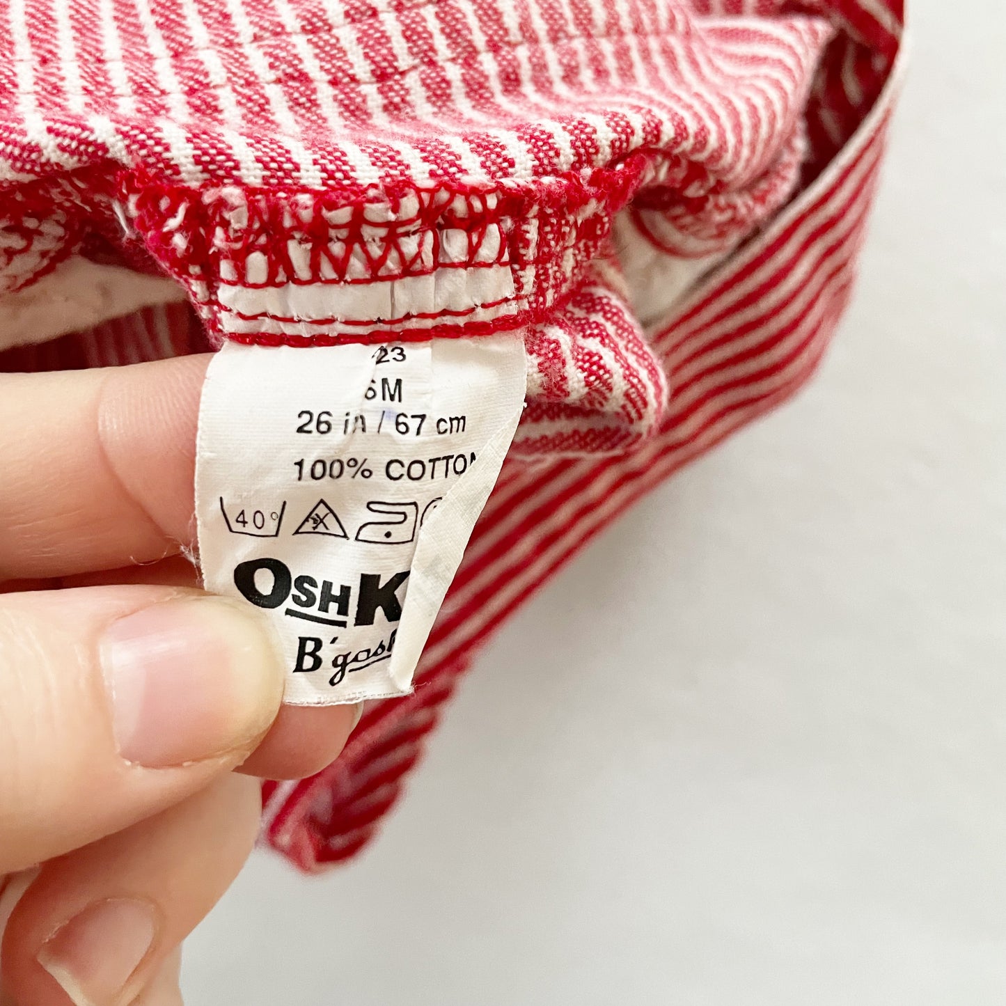 OshKosh Red Hickory Overalls