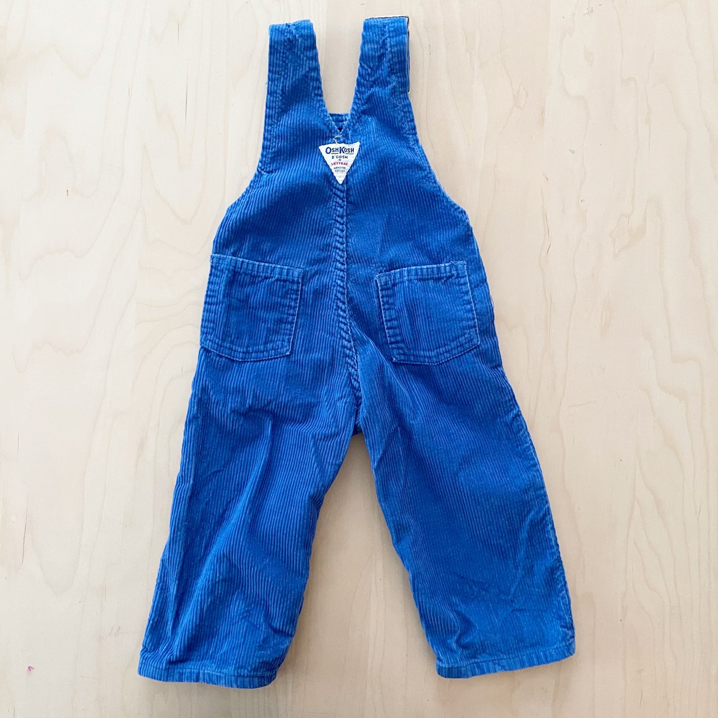 OshKosh Royal Blue Chunky Cord Overalls