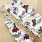 Airplane Hot Air Balloon Romper - Yellow Clover Vintage Kids Clothes