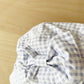 OshKosh Periwinkle Gingham Bow Bucket Hat - Yellow Clover Vintage Kids Clothes