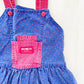 OshKosh Sailor Patch Polka Dot Skirtall - Yellow Clover Vintage Kids Clothes