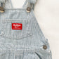 OshKosh Light Wash Textured Shortalls - Yellow Clover Vintage Kids Clothes
