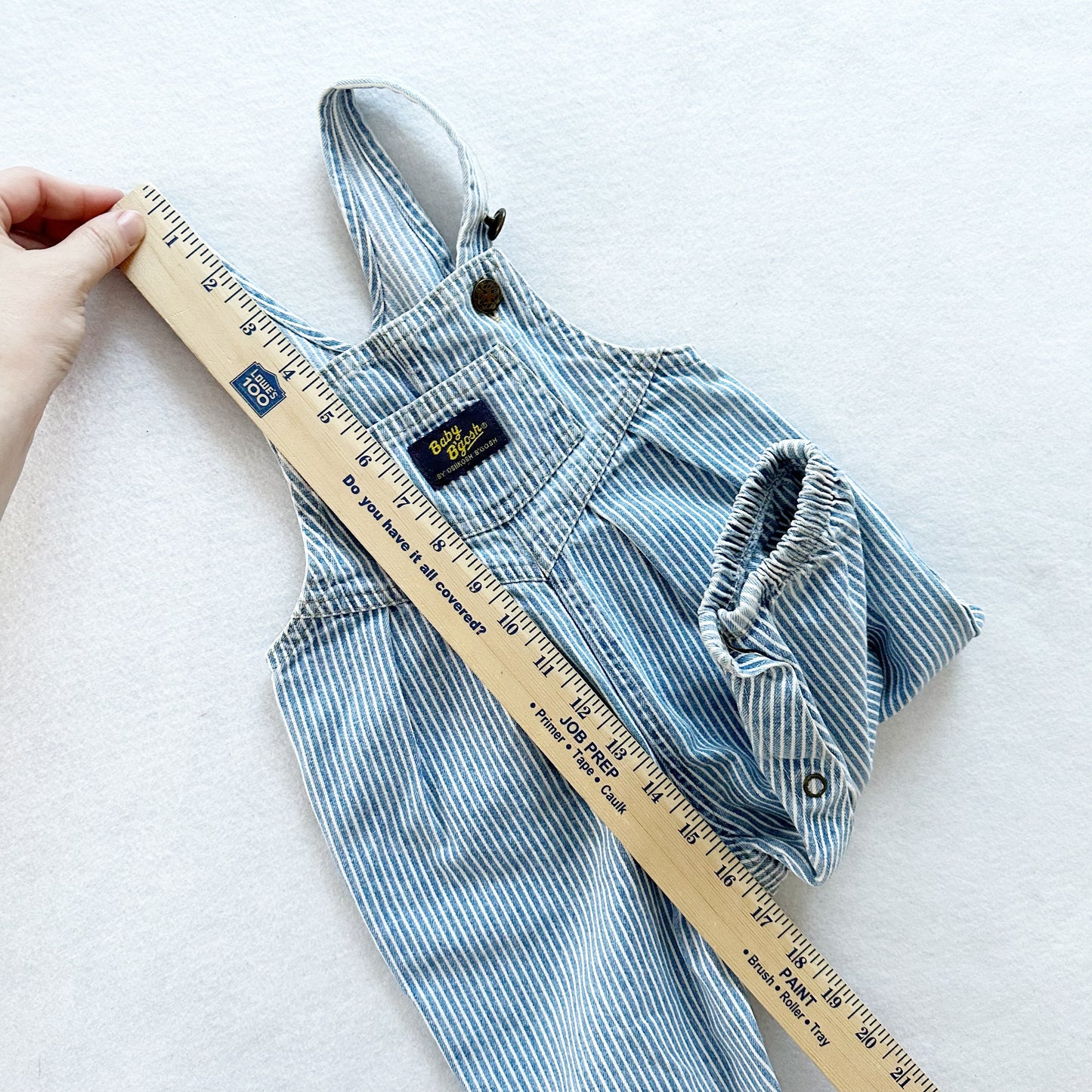 Baby B’gosh Hickory Stripe Overalls