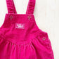 Vintage Baby B’gosh Cranberry Cord Bubble Overalls