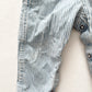 Baby B’gosh Lighter Denim Hickory Stripe Overalls - Yellow Clover Vintage Kids Clothes
