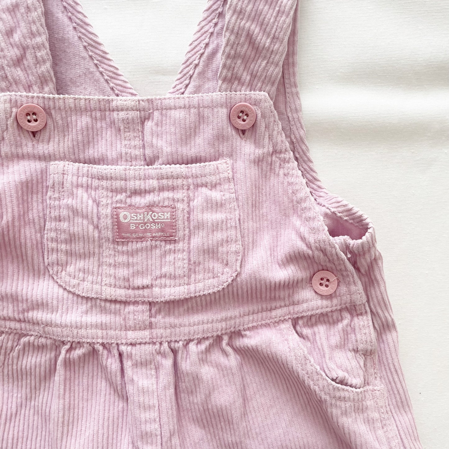 OshKosh Chunky Cord Lavender Overalls