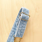 OshKosh Light Wash Denim Shortalls - Yellow Clover Vintage Kids Clothes