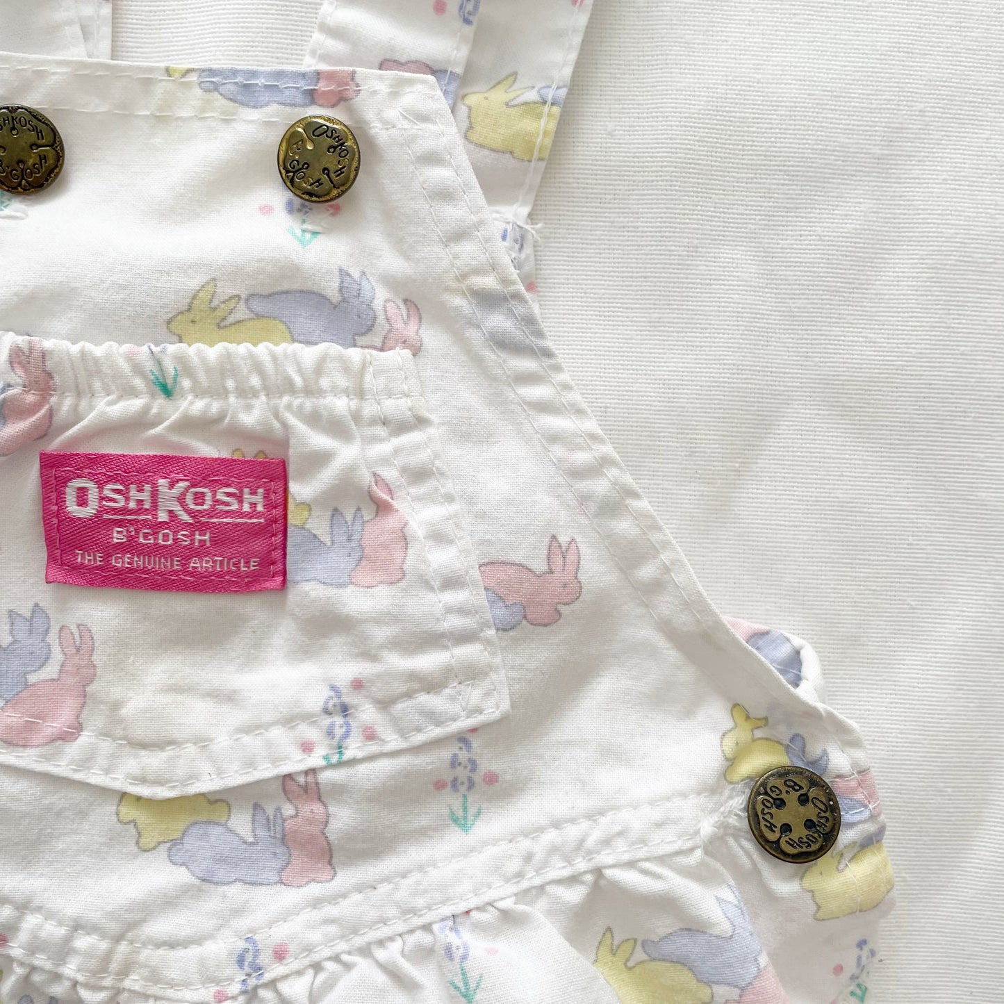 OshKosh Pastel Bunny Bubble Romper