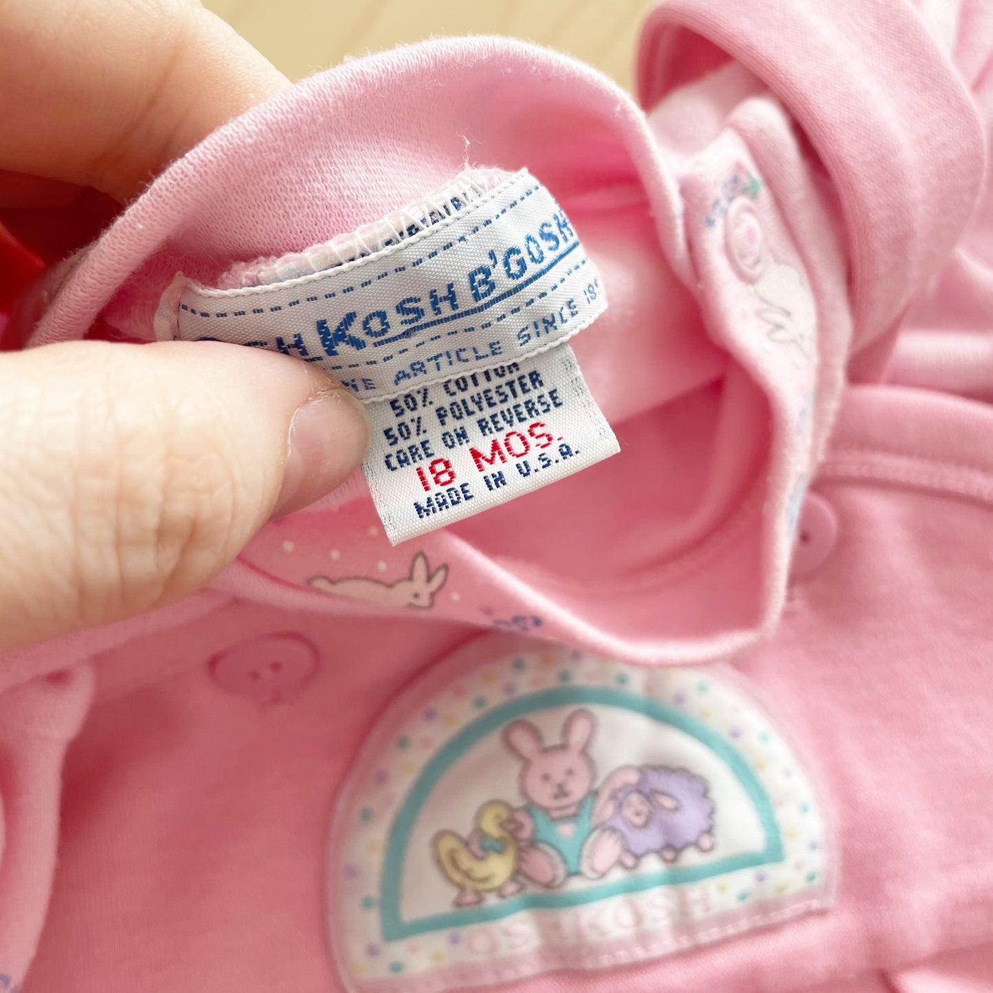 Vintage OshKosh Bunnies Romper Set