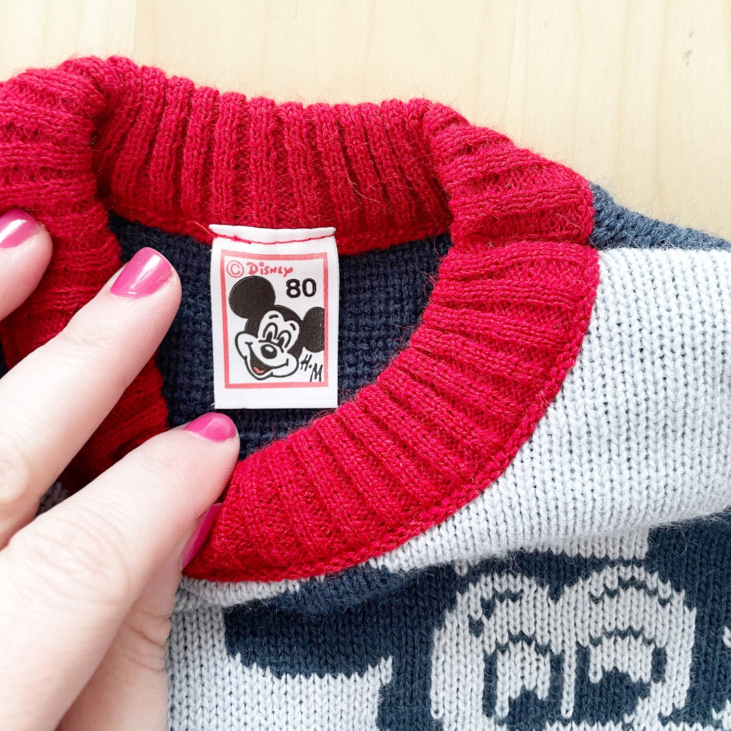 Vintage Mickey Knit Sweater