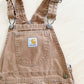 Carhartt Tan Reinforced Knee Overalls - Yellow Clover Vintage Kids Clothes