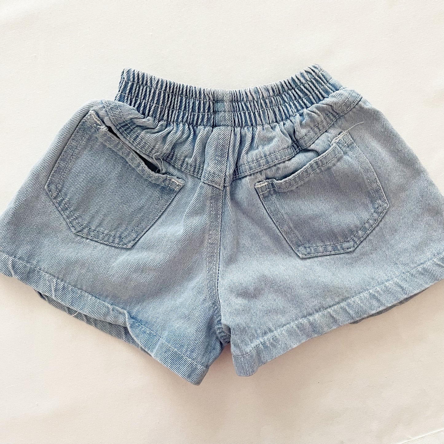 Harley-Davidson Light Wash Denim Shorts • 18m