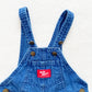 Baby B’gosh Blue Wash Airplane Bubble Overalls - Yellow Clover Vintage Kids Clothes