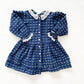 OshKosh Doily Collar Floral Woven Dress - Yellow Clover Vintage Kids Clothes