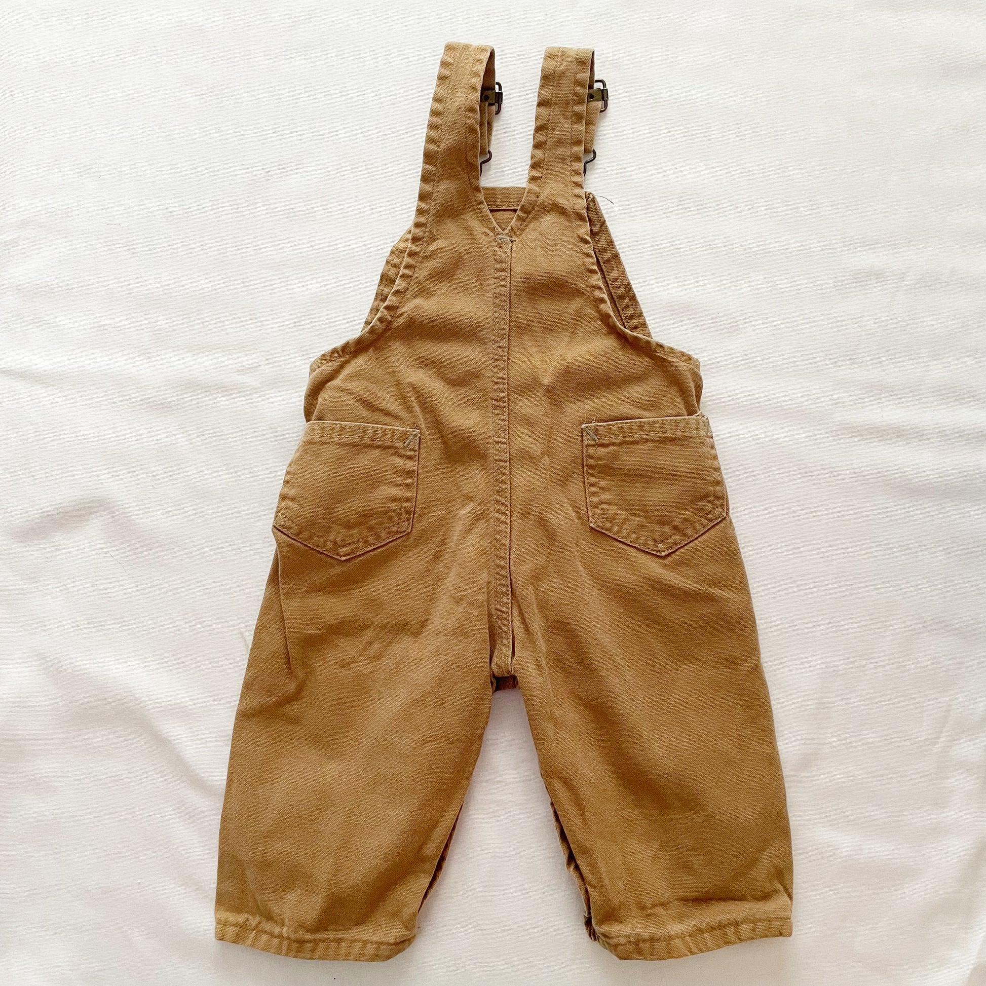Carhartt Tan Overalls • 18m - Yellow Clover Vintage Kids Clothes