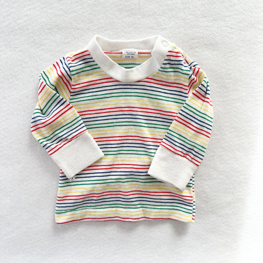 Toddletime Striped Tee - Yellow Clover Vintage Kids Clothes