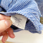 Baby B’gosh Blue Pinstripe Shortalls - Yellow Clover Vintage Kids Clothes