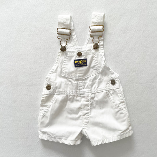 OshKosh Solid White Shortalls