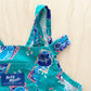 Baby B’gosh Whale Print Shortalls - Yellow Clover Vintage Kids Clothes