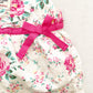 OshKosh Rose Floral Skirtall - Yellow Clover Vintage Kids Clothes