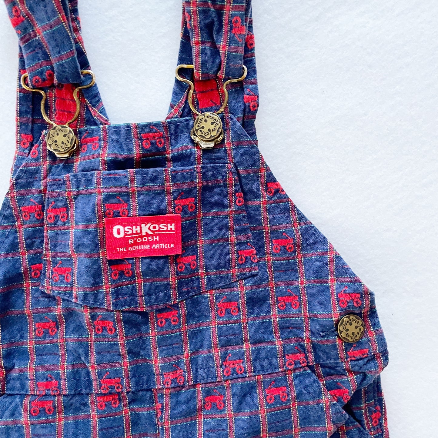 OshKosh Wagon Woven Bubble Overalls