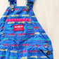 Vintage OshKosh Train Overalls - Yellow Clover Vintage Kids Clothes