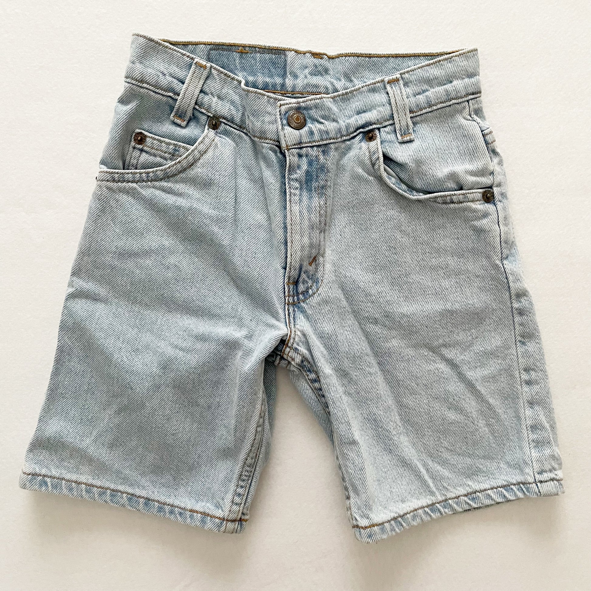 Vintage Levi’s Light Wash White Tab Kids Shorts