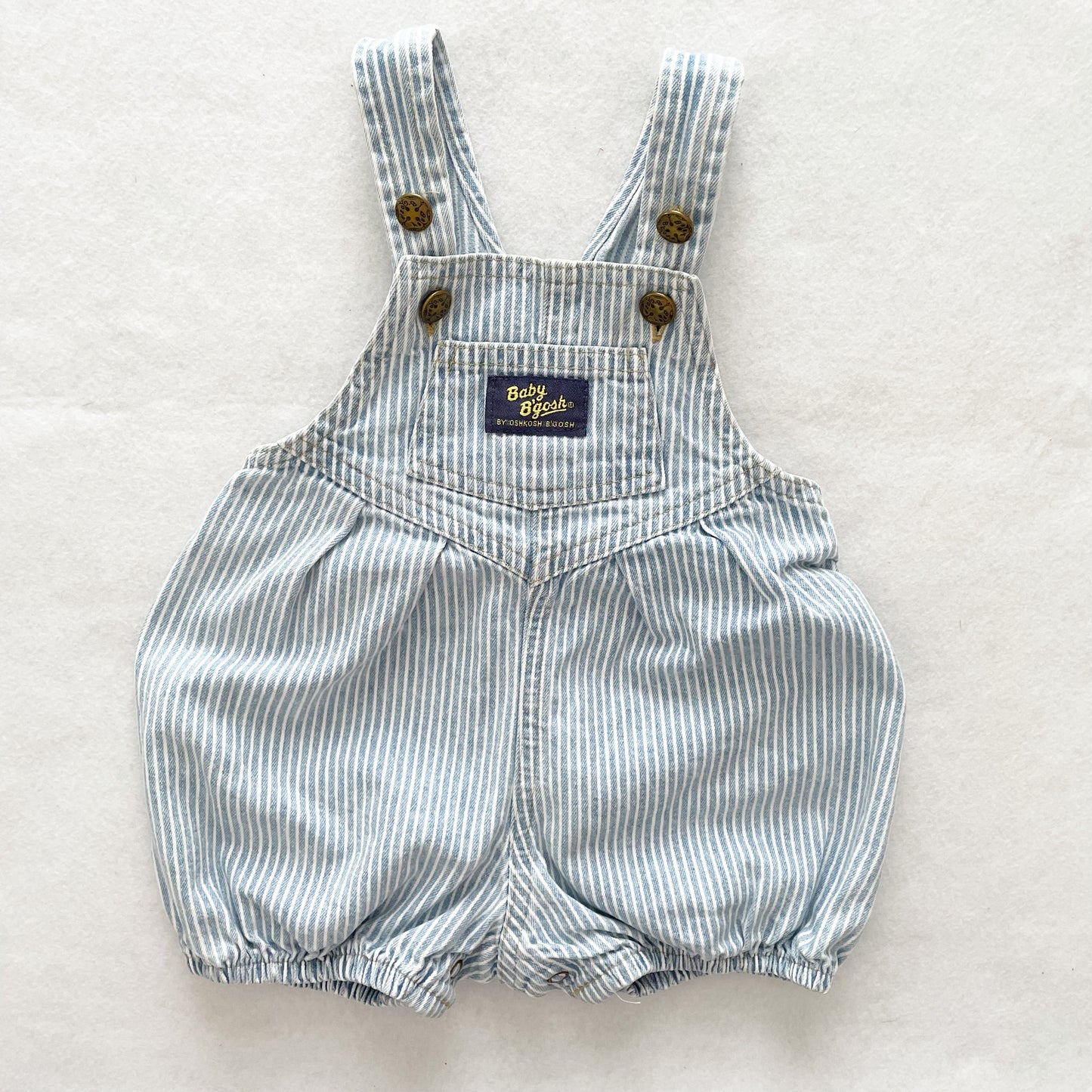 Baby B’gosh Hickory Stripe Bubble Overalls