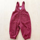 Vintage Baby B’gosh Red Bubble Overalls - Yellow Clover Vintage Kids Clothes