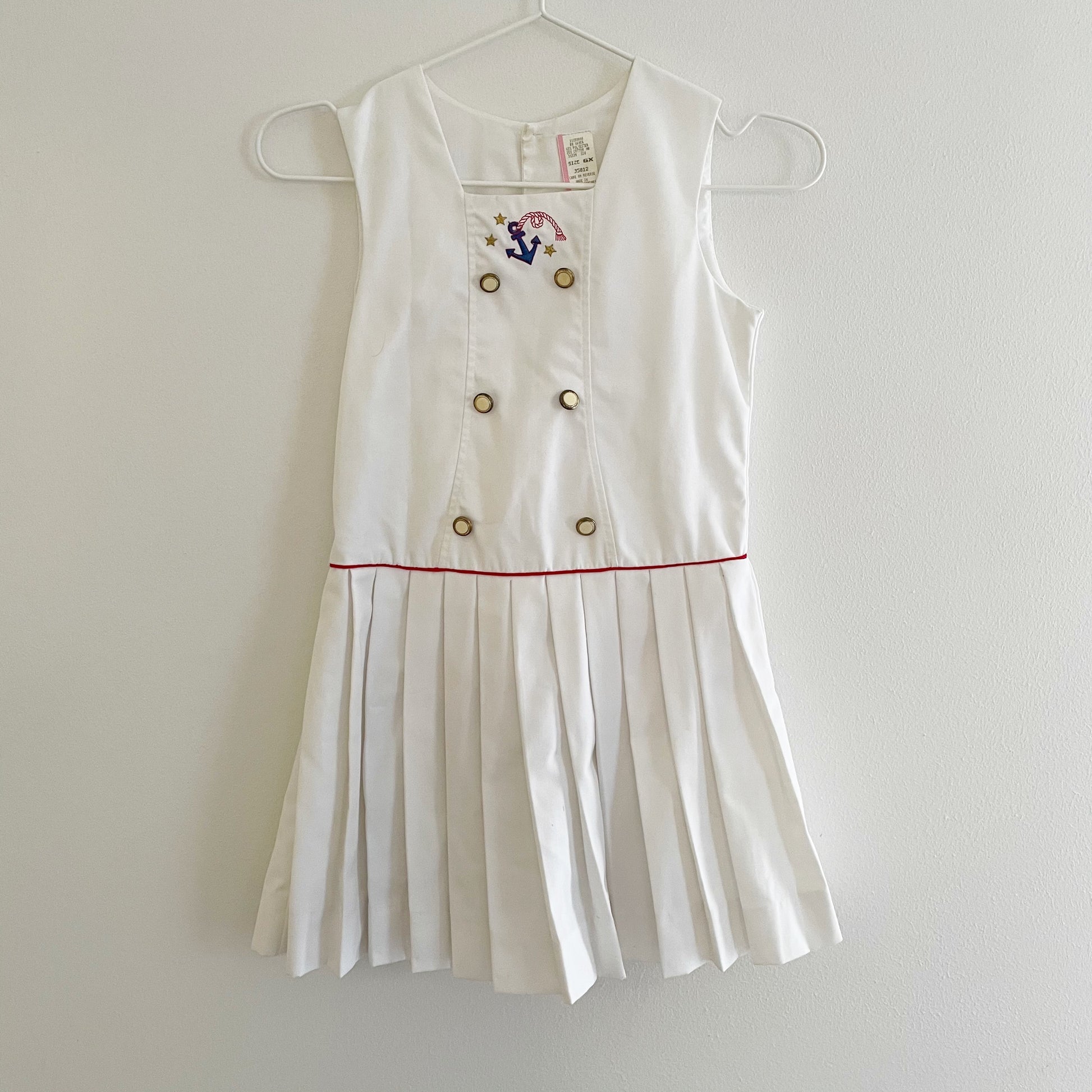 Vintage Nautical Dress, Jacket + Purse Set - Yellow Clover Vintage Kids Clothes