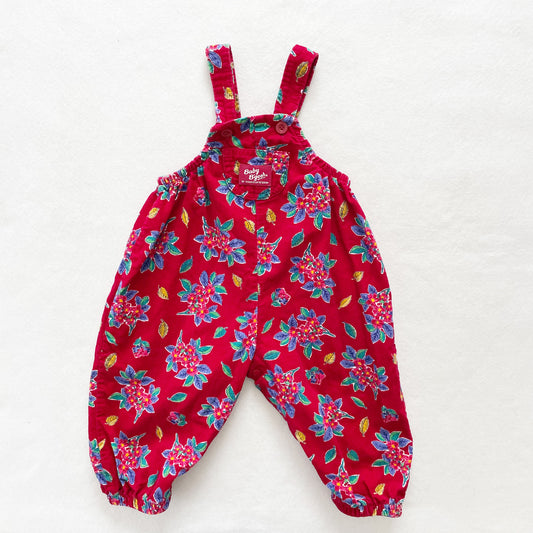Baby B’gosh Autumn Floral Bubble Overalls