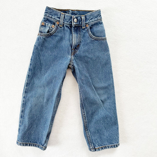 Levi’s 550 Medium Wash Jeans - Yellow Clover Vintage Kids Clothes