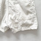 OshKosh Solid White Shortalls - Yellow Clover Vintage Kids Clothes