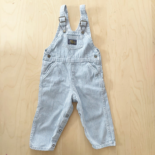 Vintage Baby B’gosh Light Wash Engineer Stripe Overalls