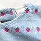 OshKosh Strawberry Woven Short Sleeve Dress - Yellow Clover Vintage Kids Clothes