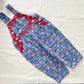 Euro Retro Star Print Overalls