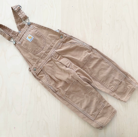 Carhartt Tan Reinforced Knee Overalls - Yellow Clover Vintage Kids Clothes