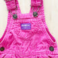 OshKosh Bright Pink Cord Overalls