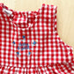 Vintage Baby B’gosh Tulip Embroidered Gingham Dress - Yellow Clover Vintage Kids Clothes