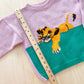 Handknit Lion King Simba Sweater - Yellow Clover Vintage Kids Clothes