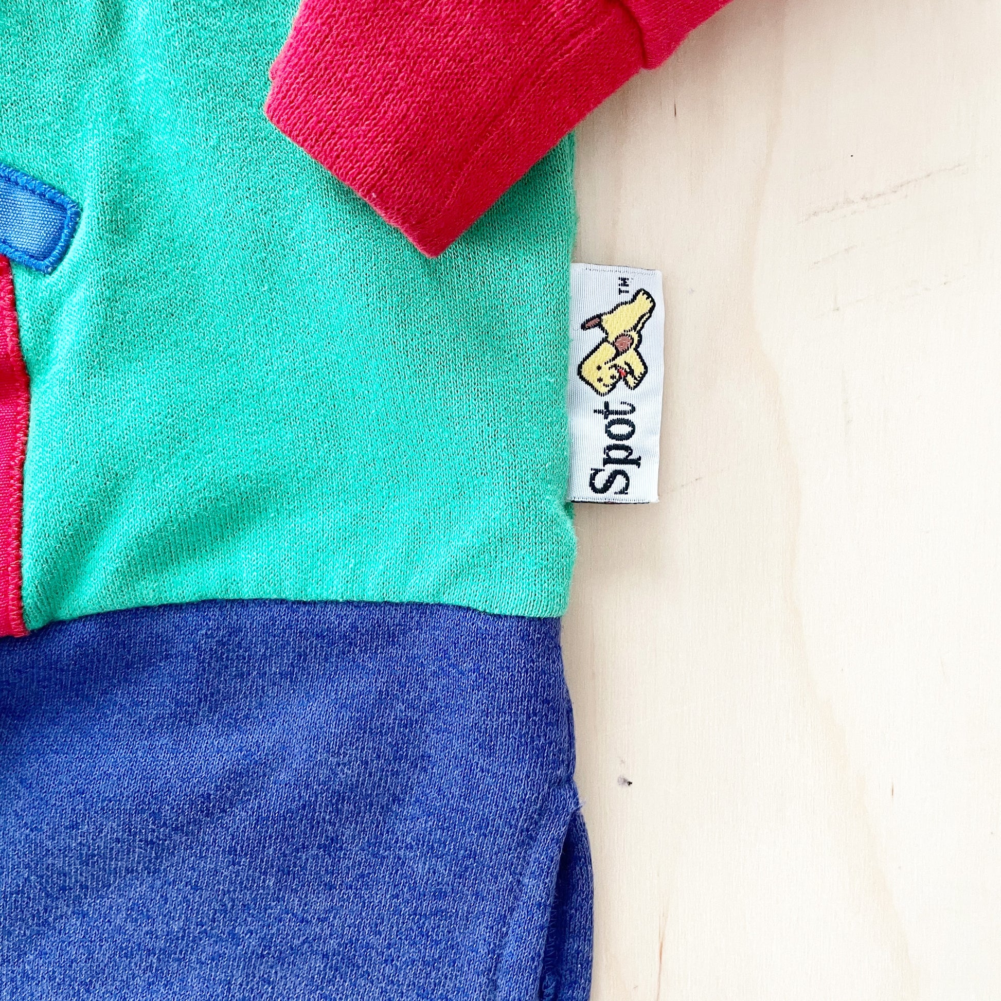 Vintage Spot Dog Sweatshirt - Yellow Clover Vintage Kids Clothes