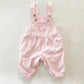 Baby B’gosh Pink Hickory Stripe Bubble Overalls