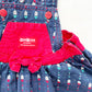 OshKosh Flower Woven Bow Skirtall - Yellow Clover Vintage Kids Clothes
