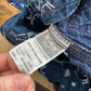 OshKosh Reindeer Print Denim Overalls - Yellow Clover Vintage Kids Clothes