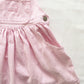 OshKosh Pink Hickory Stripe Skirtall - Yellow Clover Vintage Kids Clothes
