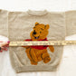Handknit Pooh Sweater - Yellow Clover Vintage Kids Clothes