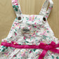 OshKosh Rose Floral Eyelet Trim Skirtall - Yellow Clover Vintage Kids Clothes