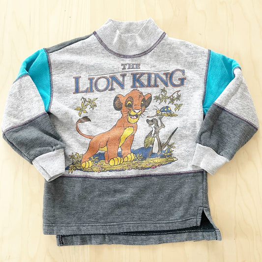 Vintage Lion King Sweatshirt - Yellow Clover Vintage Kids Clothes