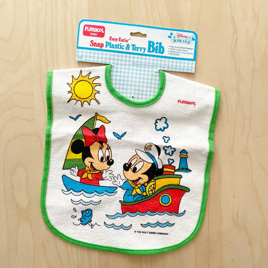 Vintage New Old Stock Baby Mickey Bib